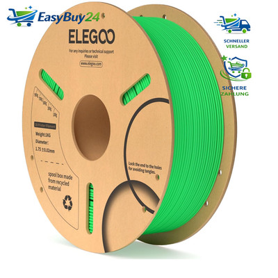 PLA Filament 1,75mm Neon Grün 1kg 3D Drucker Filament für die meisten 3D Printer