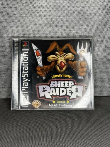 Sony Playstation 1 Looney Tunes Sheep Raider PREOWNED CIB Untested