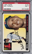 1955 TOPPS #140 MEL PARNELL PSA 7