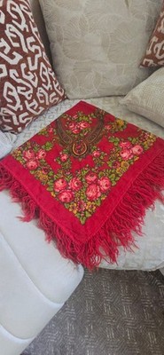 russian scarf/shawl ,  A 35-year-old traditional vintage shawl