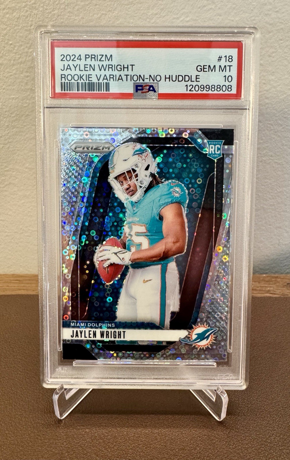 Jaylen Wright Panini Prizm Rookie Variation #18 No Huddle Prizm
