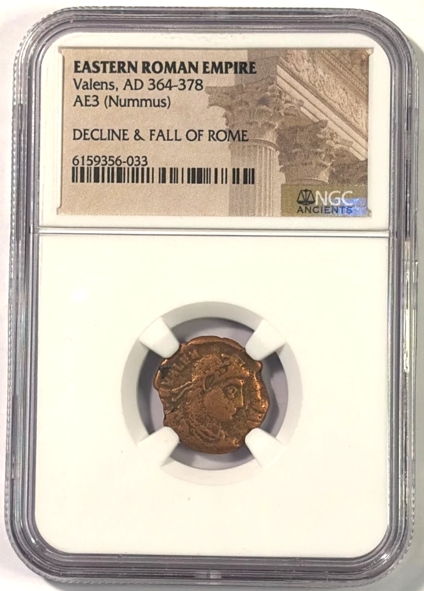 25+ Valens NGC Certified Roman Imperial Coins (27 BC-476 AD) for