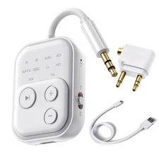Bluetooth Transmitter Receiver 3.5mm Aux with Qualcomm aptX Adaptive