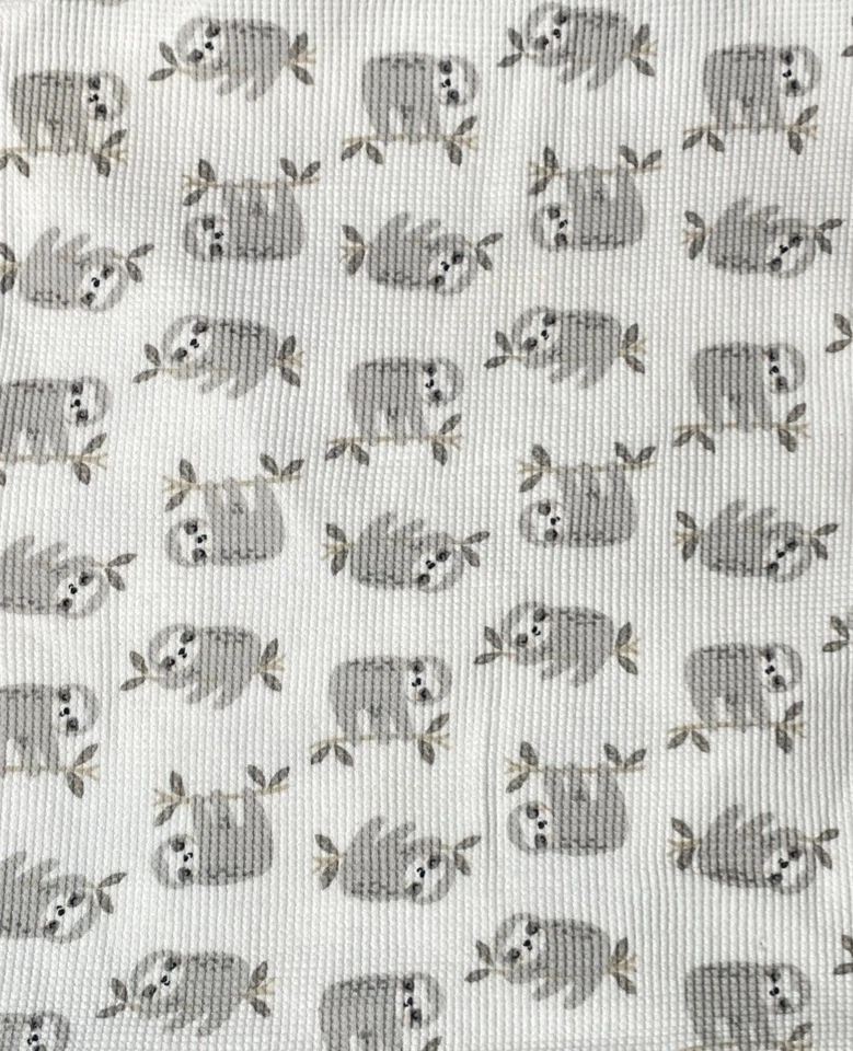 Just Born серый медведь коала детское одеяло белый тепловой ваффе пеленки милый - Изображение 3 из 4