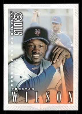Preston Wilson New York Mets 1998 Studio Silver Press Proof #142