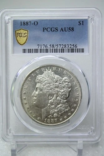 1887-O $1 Silver Morgan Dollar PCGS AU58 #3256