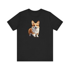 Welsh Corgi Puppy Unisex Jersey Short Sleeve Tee
