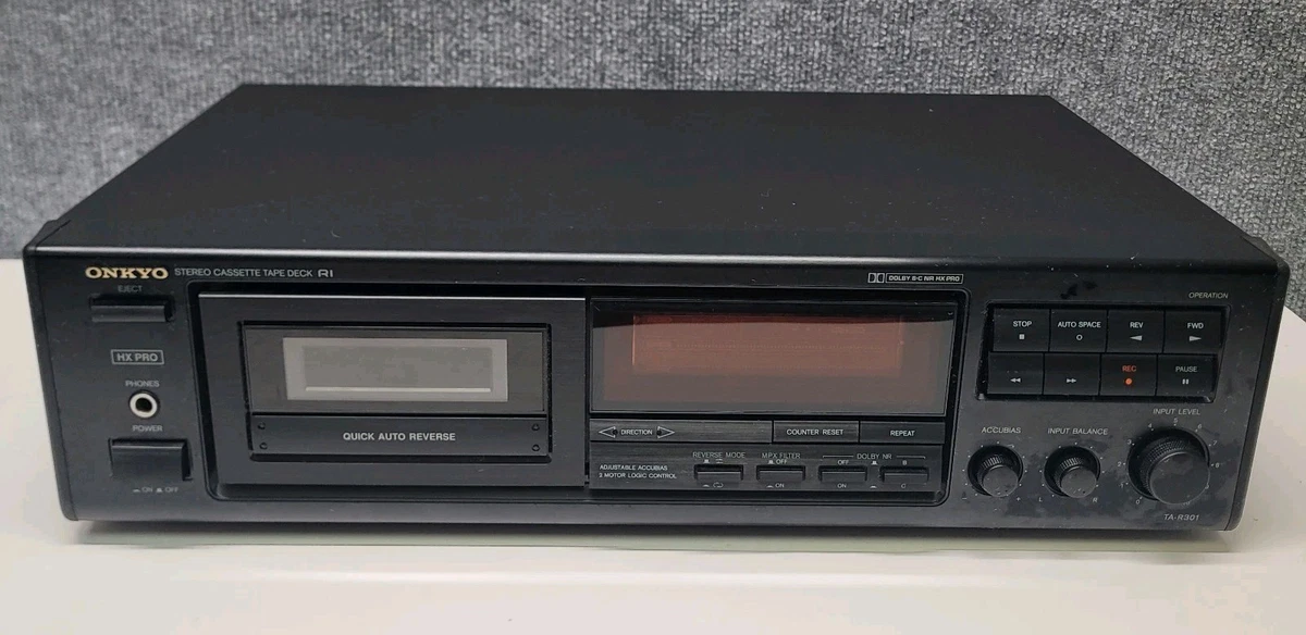 ONKYO TA-W891 カセットデッキ Onkyo Cassette Player & Recorder Home Audio Cassette Tape Decks