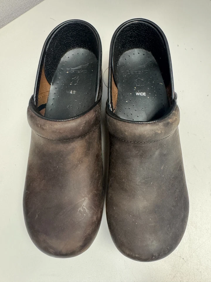 Dansko Hombre Profesional Marrón Cuero Engrasado Talla 45 Usado Foto 4 de 4