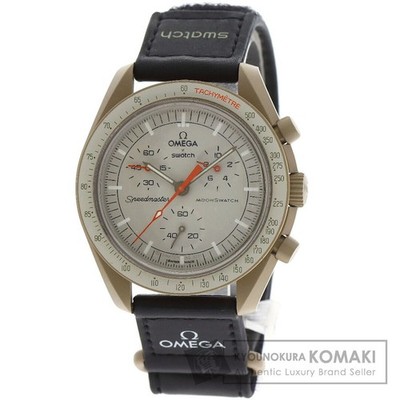 Swatch Moon Swatch Omega Collaboration Ceramic Men's Watch Used From Japan