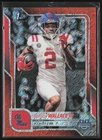 2025 Bowman Chrome University Football Orange Shimmer Refractor Harrison Wallace III #157