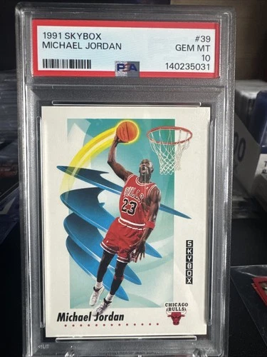1991 Skybox Michael Jordan Card #39 PSA 10 Iconic Card!!