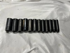Craftsman 15886 12pc 12 Inch Drive Deep Well Impact Socket Set Usa Made Read