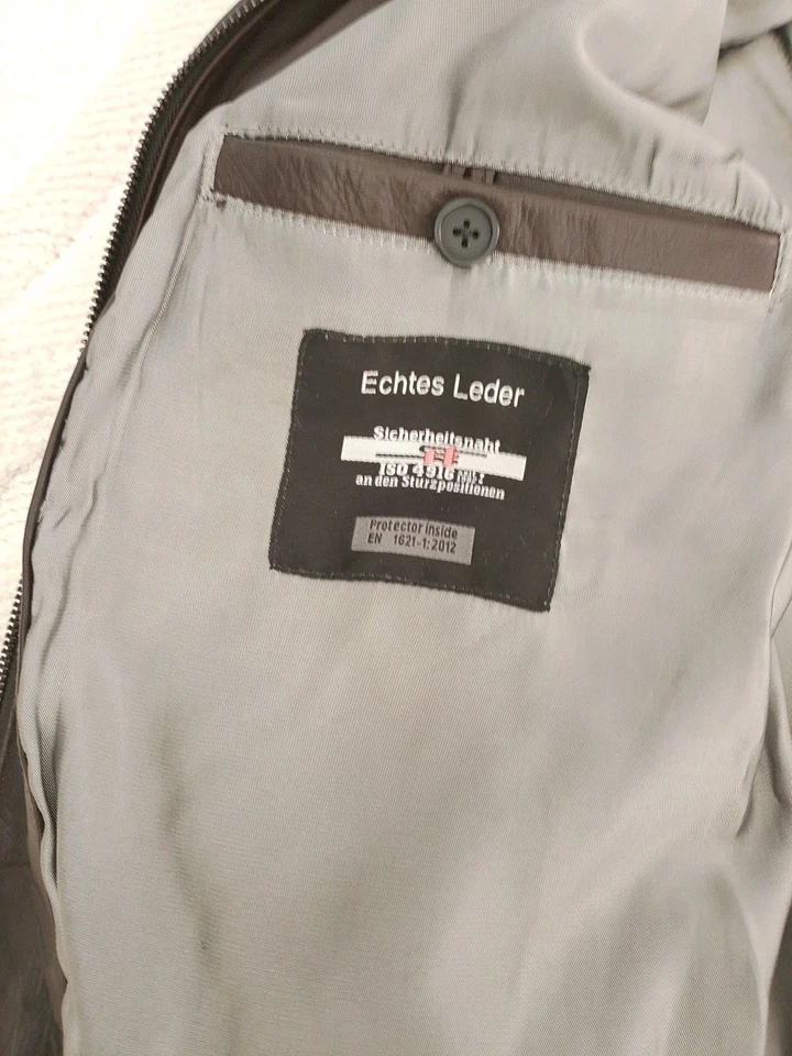 Detlev Louis Motorradjacke braun Gr. 50 - Bild 4 von 4