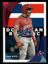2023 Topps #WBC-7 Juan Soto 2023 World Baseball Classic Stars Black #/299