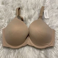Soma 34DD Bra Soft Tan Enbliss Full Coverage Stretch Back Closure Underwire NEW