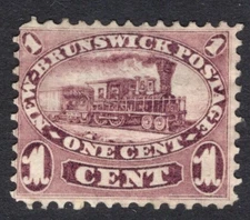 New Brunswick Scott 6 Mint Hinged - Disturbed Gum - CV 37.50$