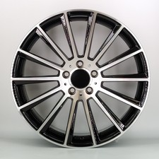 19" black pol clsalloy wheels mercedes e s amg cls sl class staggered + tyres