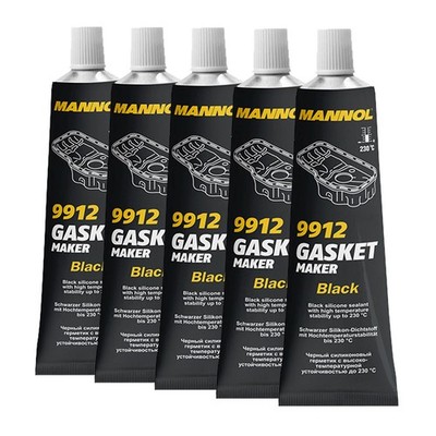 MANNOL Gasket Maker Black Silikondichtstoff, 5x85 g