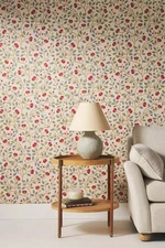 Anthropologie Medlar Floral Wallpaper GP & J Baker Floral Botanical NWT