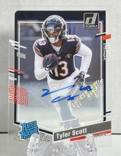 2023 PANINI CLEARLY DONRUSS TYLER SCOTT AUTOGRAPH RATED ROOKIE BEARS