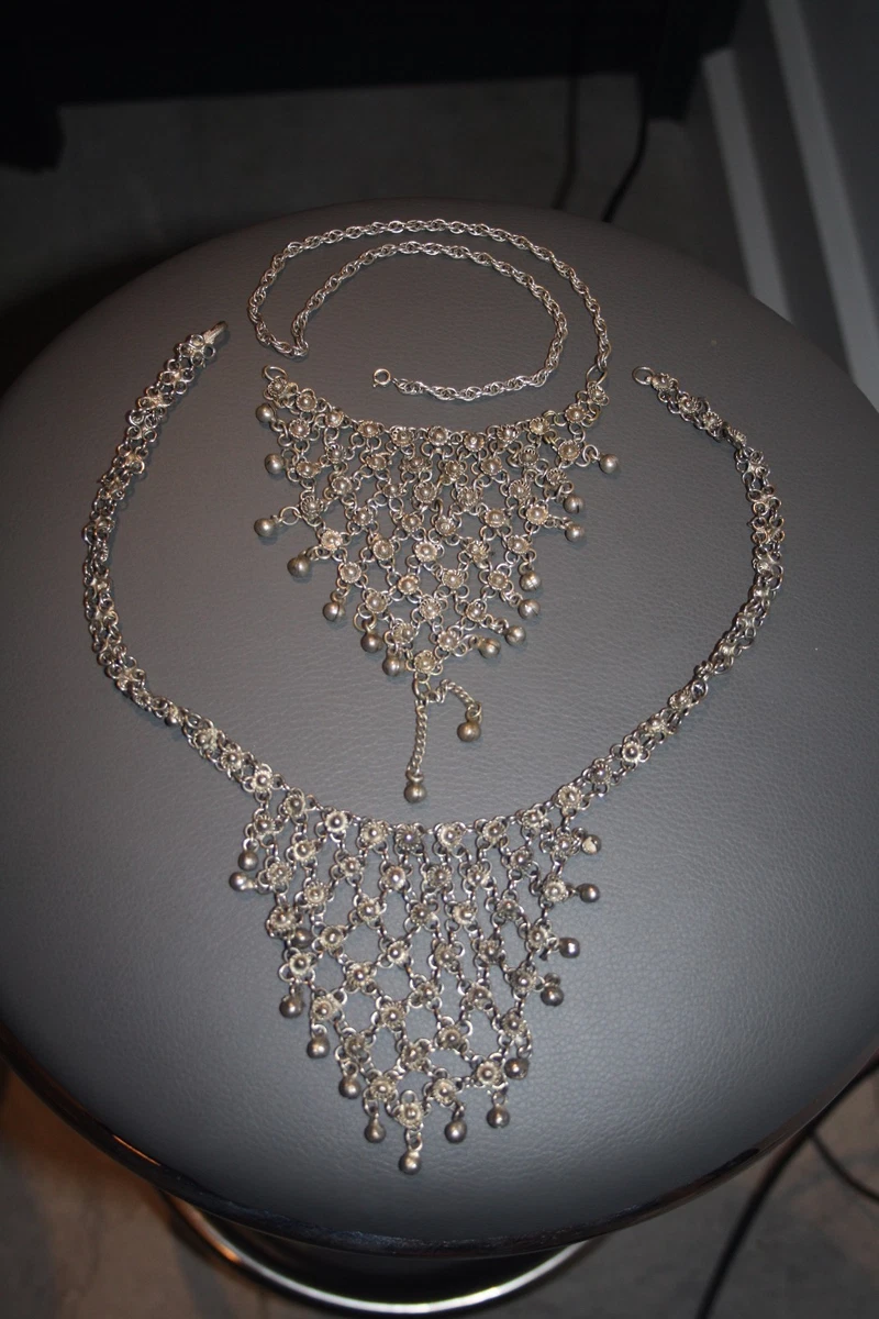 Old Rajasthan necklaces old indian jewelry necklaces from India BELLY DANCE