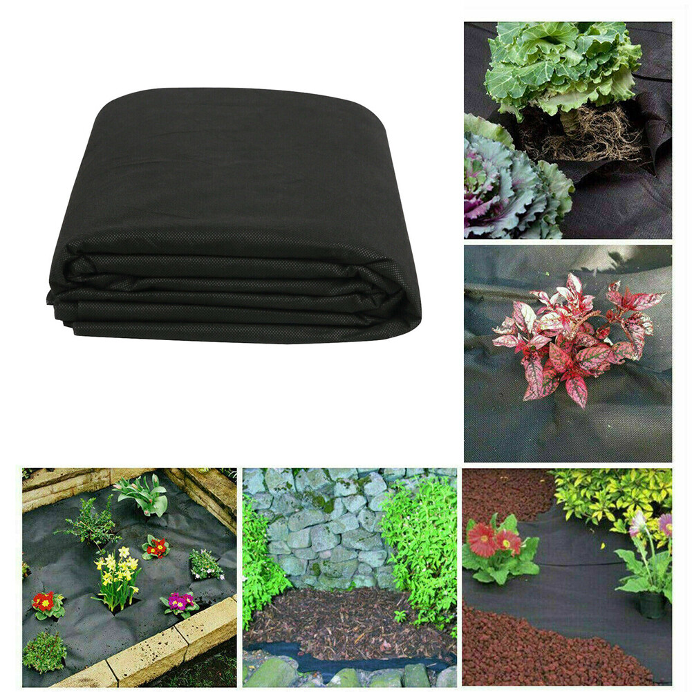 Anti UV Weed Control Fabric Decking Border Garden Landscape 5x1m Easy