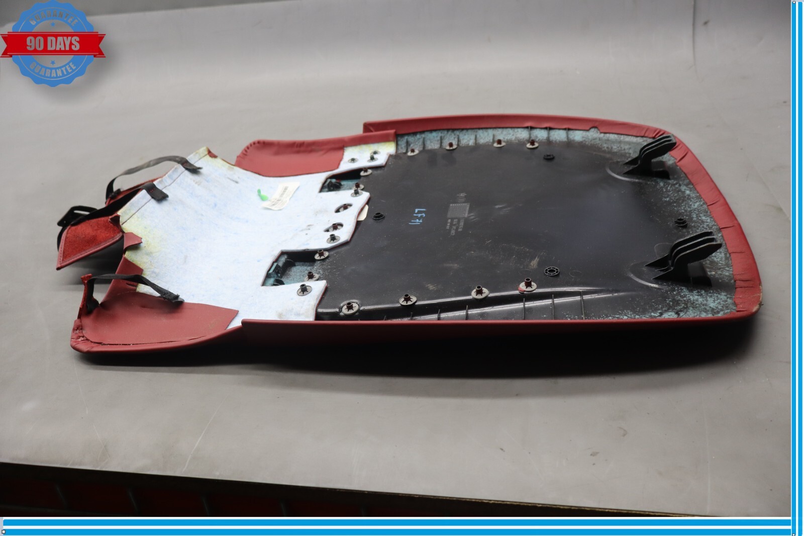 14-17 Maserati Ghibli Front Left Seat Back Plate Cover Panel Pocket Assembly Oem