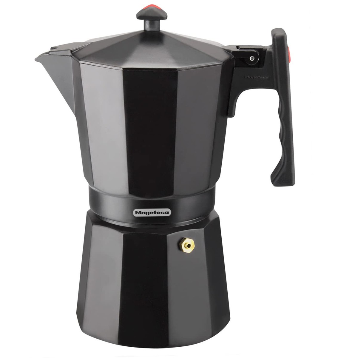 Colombia Noir Moka Pot 3-Cup/5oz Italian Stovetop Espresso Maker