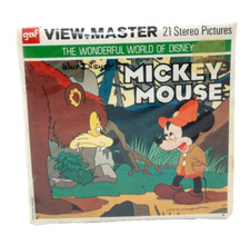 Vintage Wonderful World of Disney Mickey Mouse gaf View-Master Reels Sealed Art