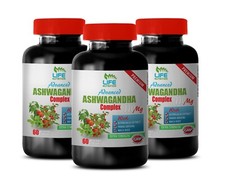 stress relief supplement Ashwagandha Complex 770MG natural energy booster 3B