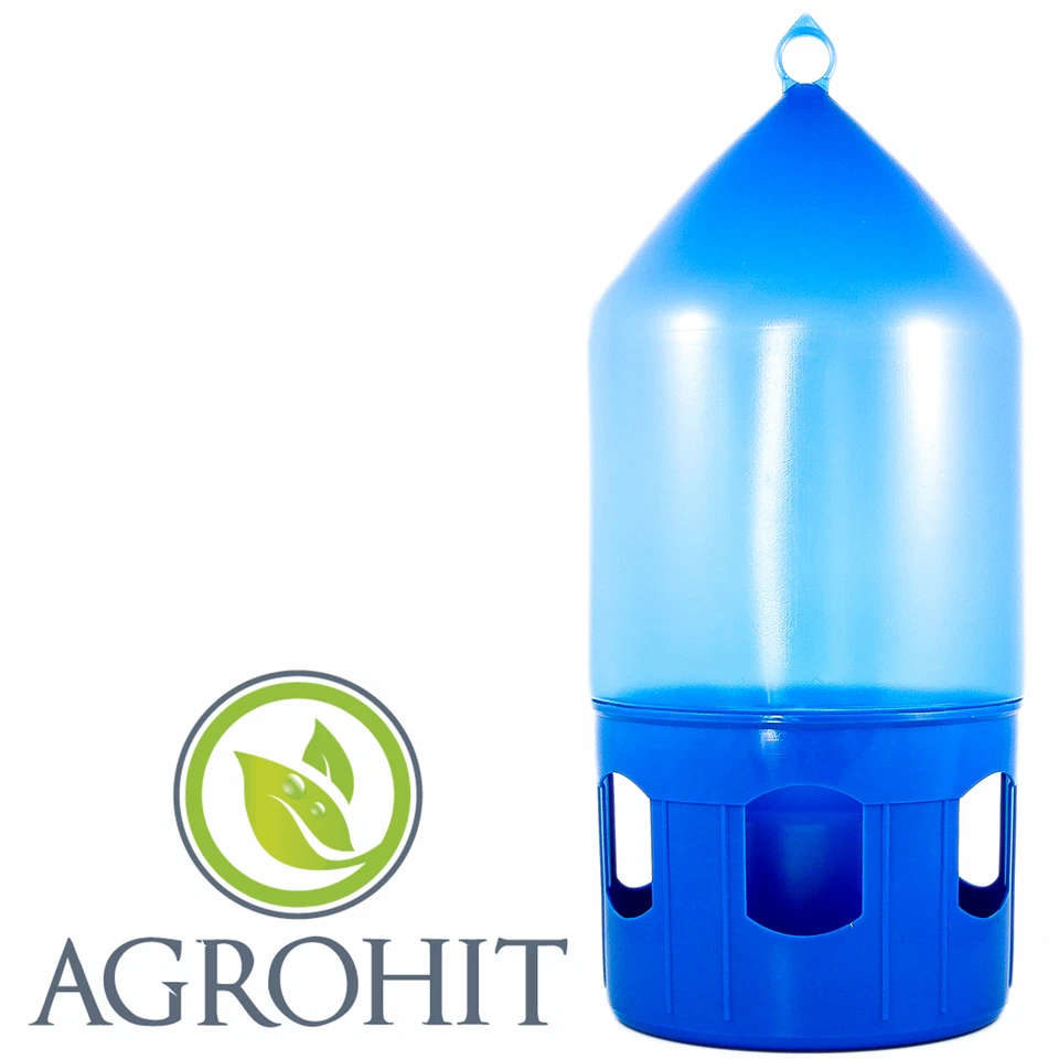 Taubentränke 7l mit Tragring PVC Brieftauben-Tränke, Blau,Geflügeltränke 7 l - Bild 4 von 4