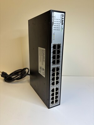 D-Link DGS-1024D 24-Port Gigabit Unmanaged Ethernet Rack Switch