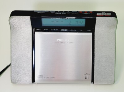 Panasonic RC-CD350 CD Clock Radio Playback Digital Tuner Weather