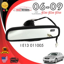 06-09 LEXUS GS300 GS350 GS430 AUTO DIM  REAR VIEW MIRROR COMPASS HOMELINK CLEAR