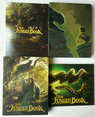 JUNGLE BOOK STEELBOOK FILMARENA 3D & 2D NEW FOIL LIVE ACTION