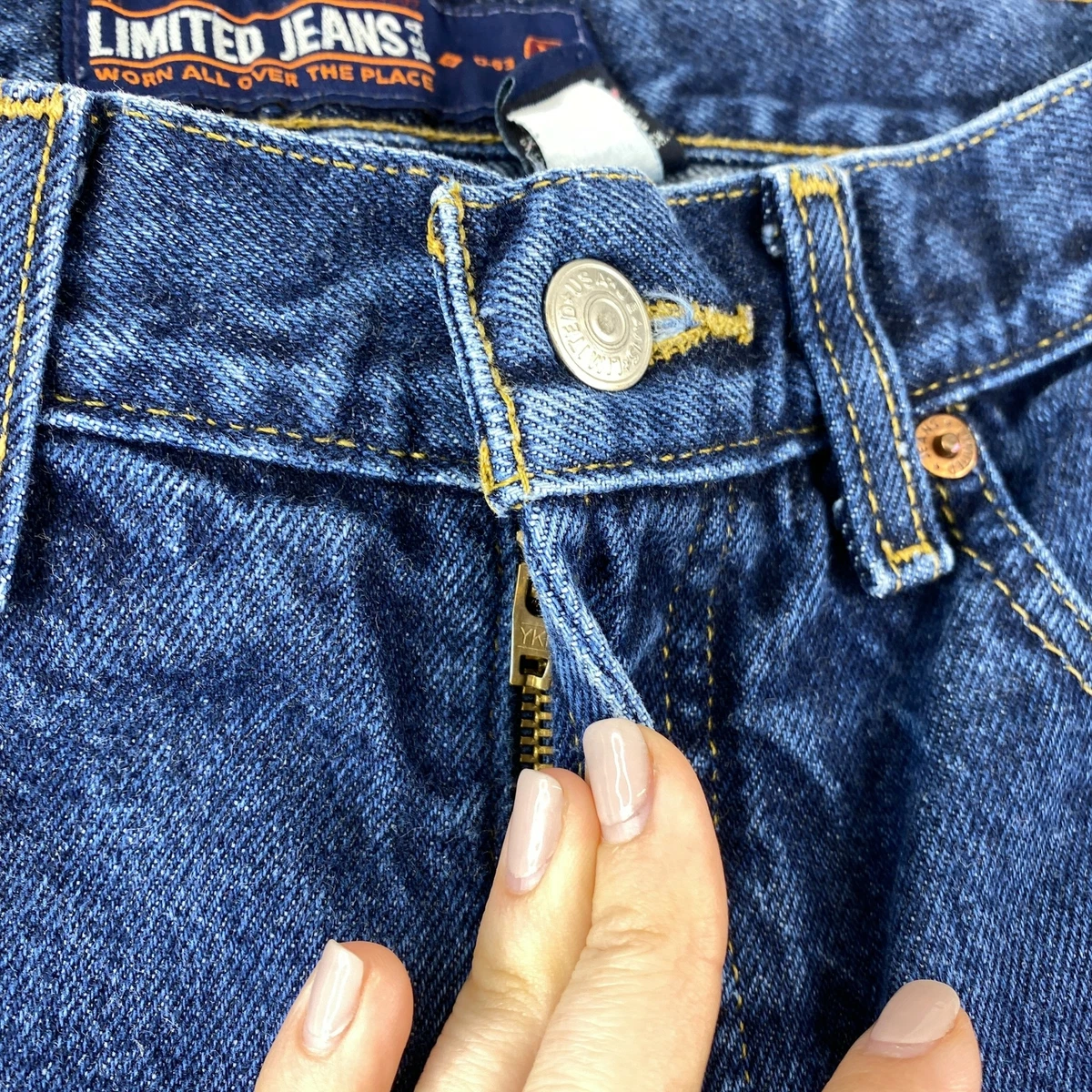 Limited Jeans USA DG Women s 10 REG Blue Mid Rise Straight Leg