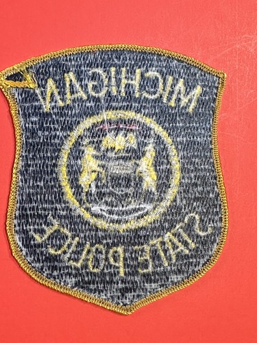 MICHIGAN STATE POLICE MI State Trooper Highway Patrol patch 4” - Picture 4 of 6