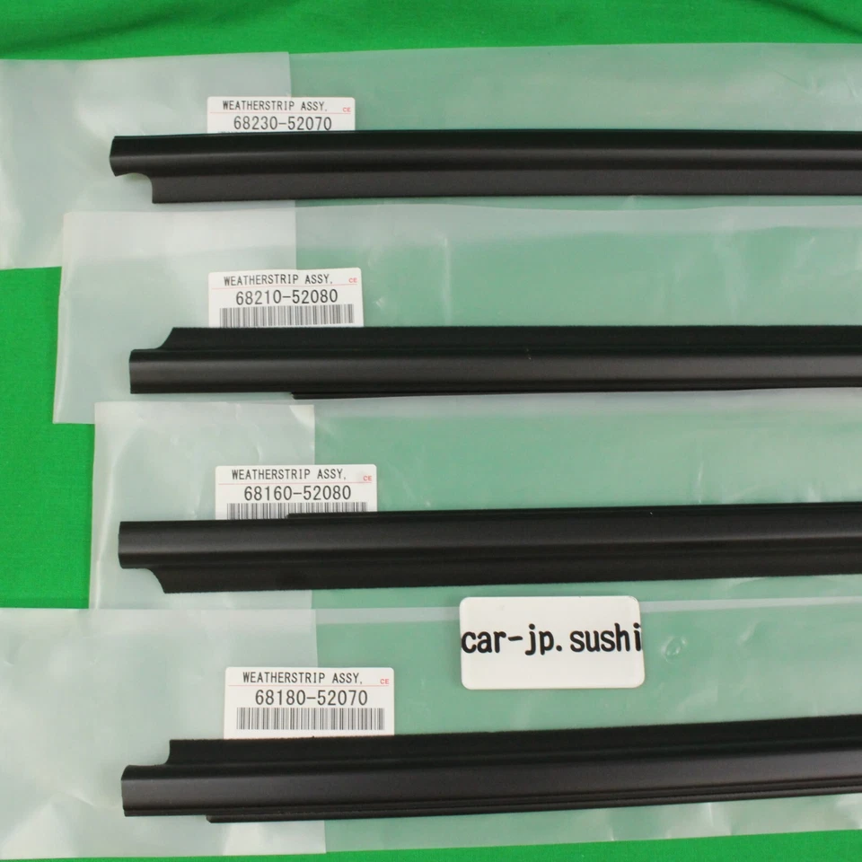 丰田正品 SCION 04-06 xA EXTERIOR 窗门外 Weatherstrip 成型 4p — 第 4/4 张图片