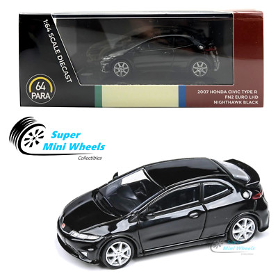 PARA64 1:64 Honda 2007 Civic Type R FN2 Euro - Nighthawk Black