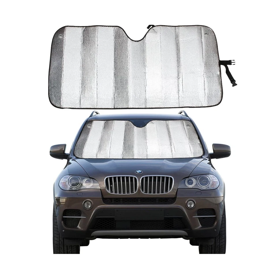 Car Windshield Sunshade Cover Foldable Front Window Visor Sun Shade Accessories — 第 2/4 张图片