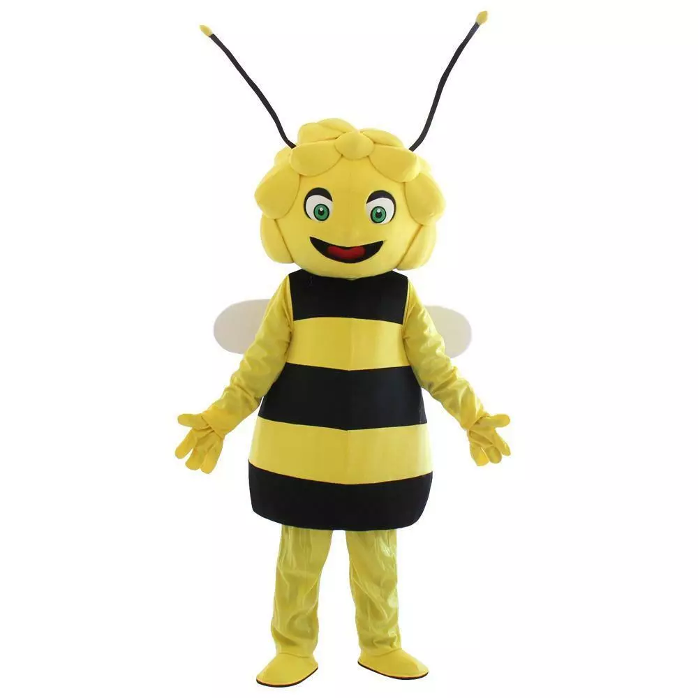Mascotte Ape Maya costume adulti professionale giallo nero