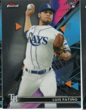 2021 Topps Finest Tampa Bay Rays Luis Patino Rookie card