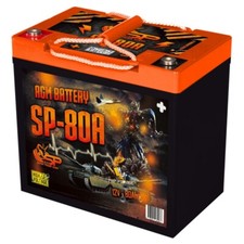 1 SP AUDIO SP-80A batteria agm 80 Ah per gare di musica spl 2600 ampere massimi