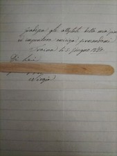 Troina Per Nicosia 1880- Lettera di Un Signore per Un nobiluomo di Nicosia.Manos