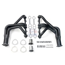 For Chevy Corvette 1963-1974 Coated Black 1-58 Mid-length Headers Small Block For Chevy Corvette 1963-1974 Coated Black 1-58 Mid-length Headers Small Block