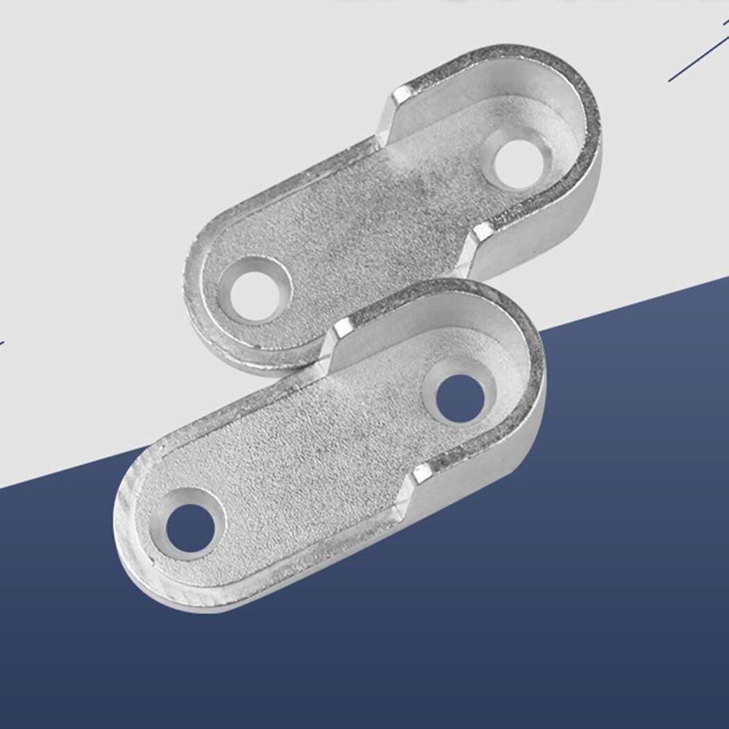 Rail Hanger Bracket for Wardrobe Rods Set of 4 Supports Durable