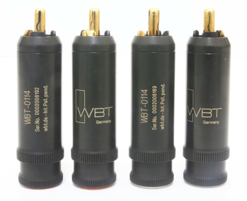 Genuine WBT 0114cu Nextgen RCA Plug Connector 0114 - Imagen 2 de 5