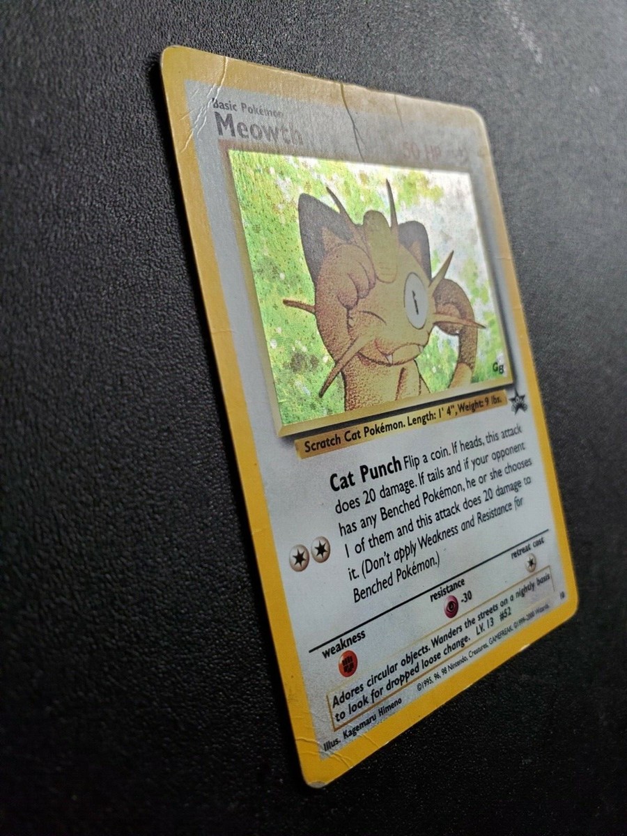 Meowth Holo 10 Black Star Promo Pokemon Card | eBay