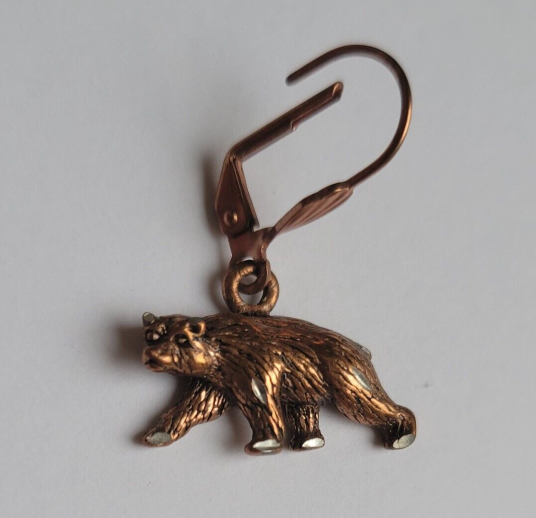 Waldeck Johnson Vintage Solid Copper Bear Leverba… - image 6